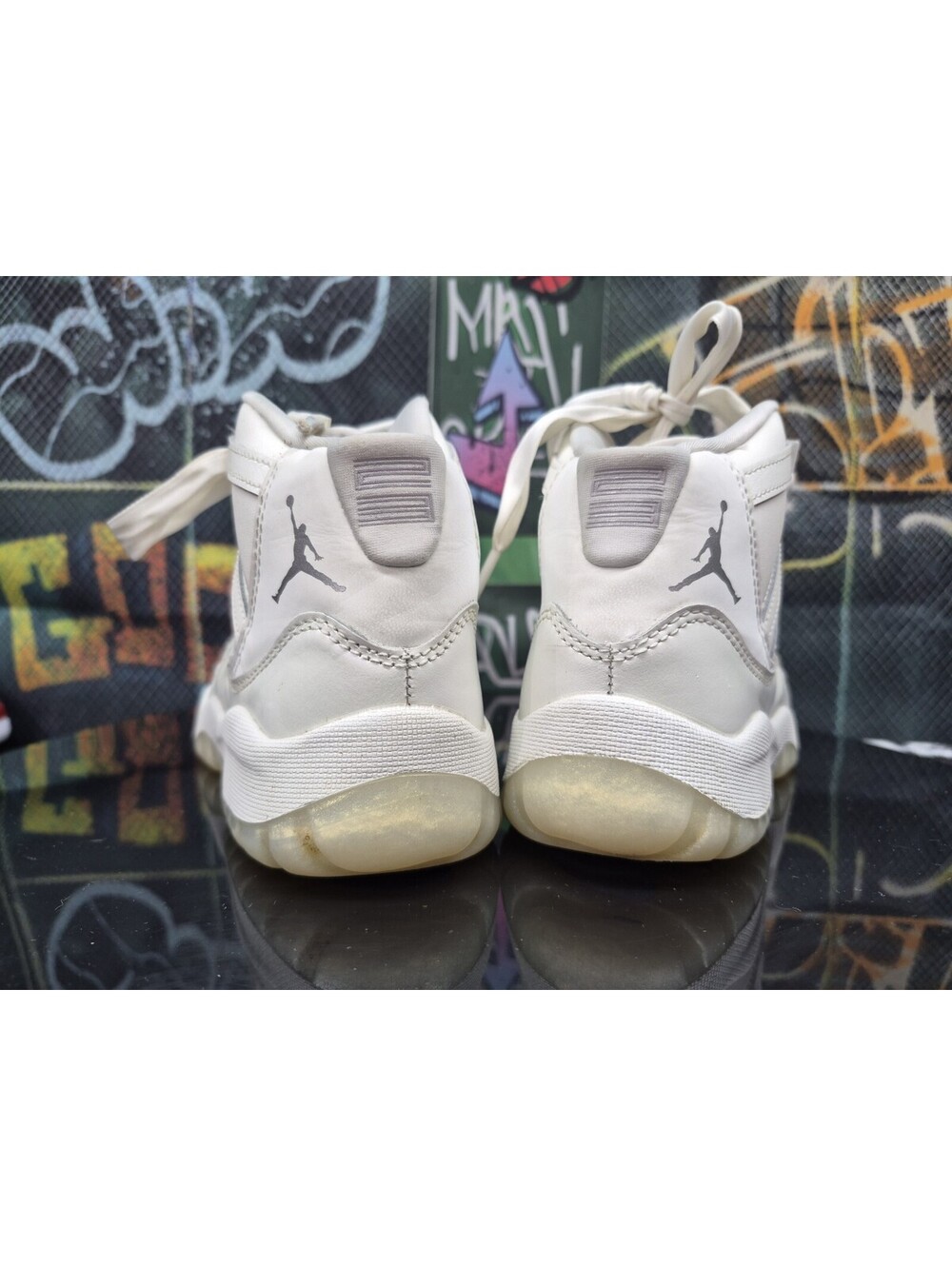 Nike Air Jordan 11 Retro PS Sail Pearl DO3857-110 Size 3Y pre owned - Picture 4 of 8